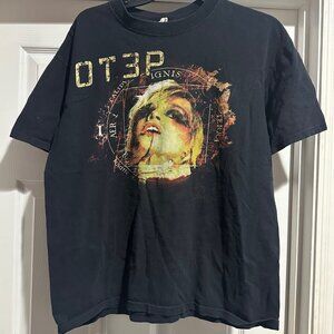 Rare Vintage Otep Metal Band T-shirt Size Large IGNIS TERRA Rock Band Tee